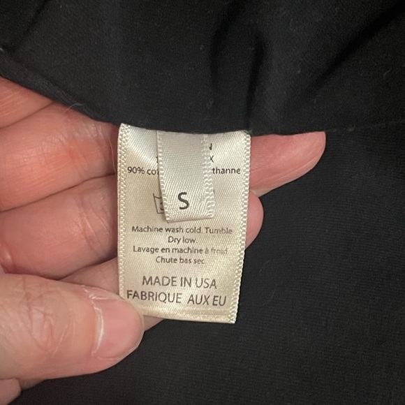 AYAI Are You Am I Black Mini Skirt Faux Wrap Ruched Scrunch Size Small - Picture 6 of 8